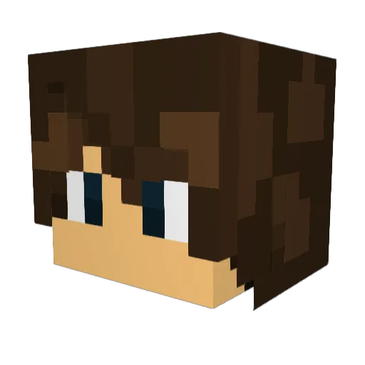 RoiDemon Minecraft avatar head, 3D render
