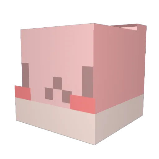 Roidgy Minecraft avatar head, 3D render