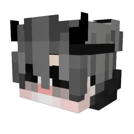 RojoAp26 Minecraft avatar head, 3D render