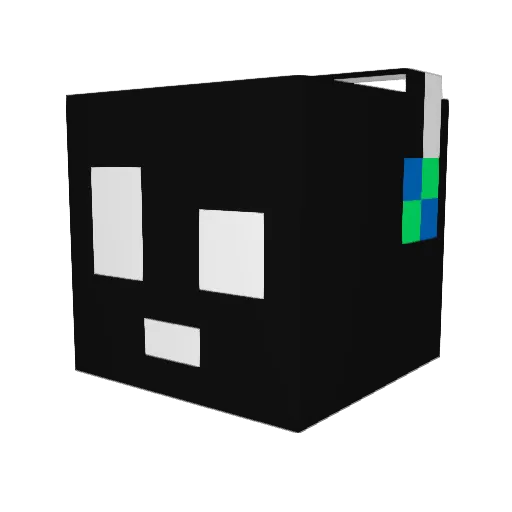 Rojo_3001 Minecraft avatar head, 3D render