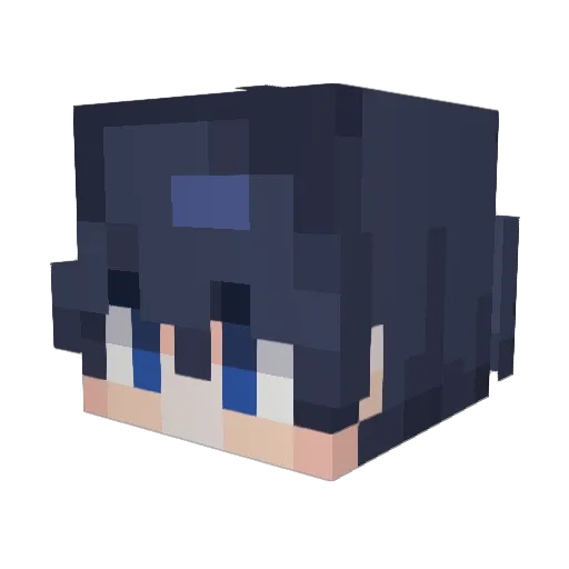 RokACK Minecraft avatar head, 3D render