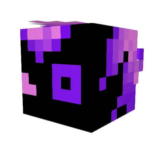 Rokaq Minecraft avatar head, 3D render