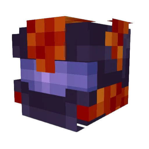 Roketto_69 Minecraft avatar head, 3D render
