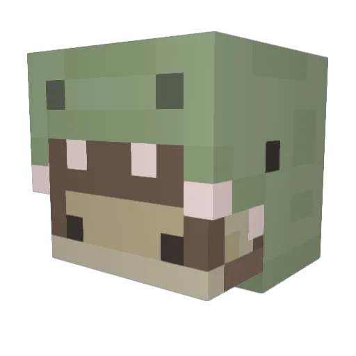 Rokku92 Minecraft avatar head, 3D render