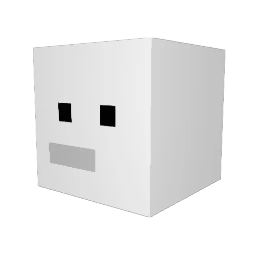Roko417 Minecraft avatar head, 3D render