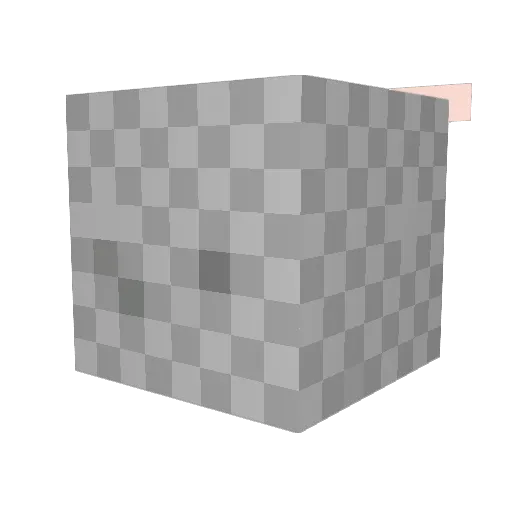 Roks230 Minecraft avatar head, 3D render