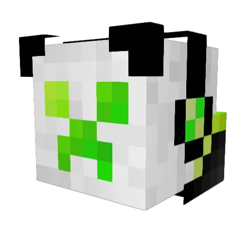 Rokyeureka Minecraft avatar head, 3D render