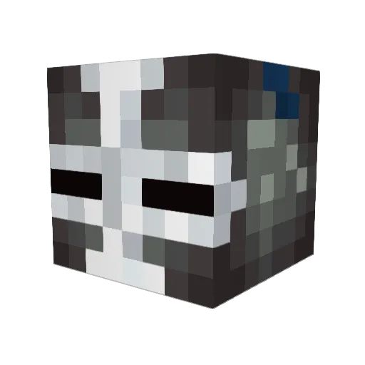 Rol_0 Minecraft avatar head, 3D render