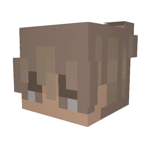 Rolf_Alt1 Minecraft avatar head, 3D render