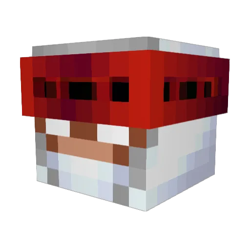 RolledBlunt Minecraft avatar head, 3D render