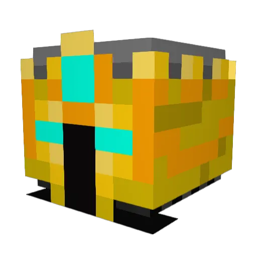 RollingTaco Minecraft avatar head, 3D render