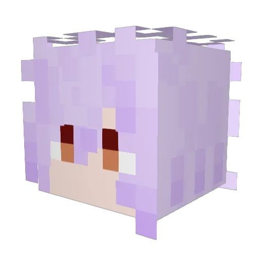 Rollista Minecraft avatar head, 3D render