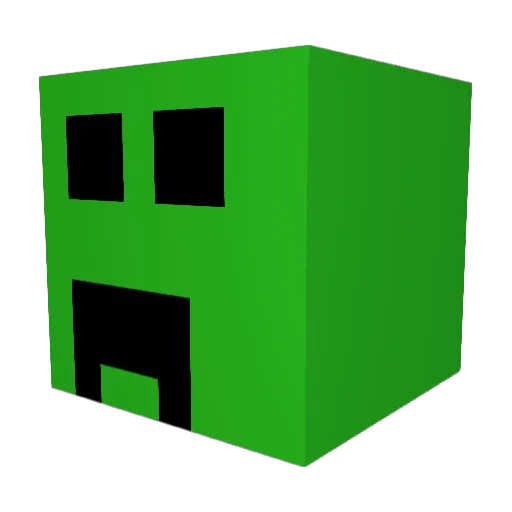 RolyPoly442 Minecraft avatar head, 3D render