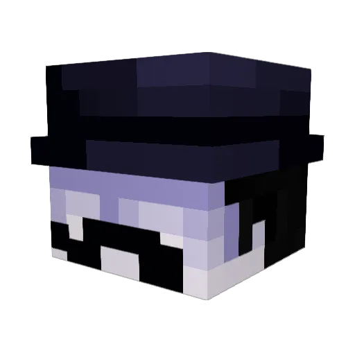 Rom111111111 Minecraft avatar head, 3D render