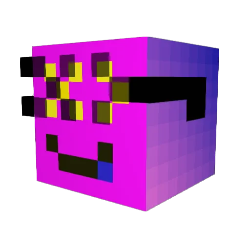 Rom4Kkk Minecraft avatar head, 3D render