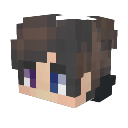 RomBoy572 Minecraft avatar head, 3D render