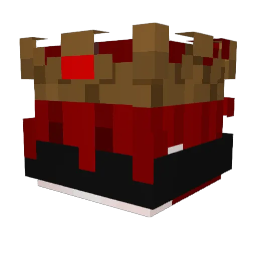 RomPrince_ Minecraft avatar head, 3D render