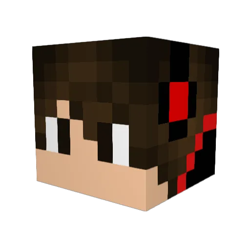 RomYsterY Minecraft avatar head, 3D render