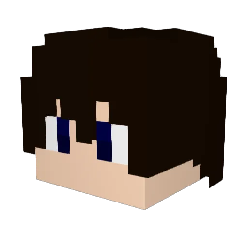 Rom_Marco Minecraft avatar head, 3D render