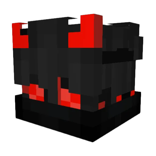 RomaD42 Minecraft avatar head, 3D render