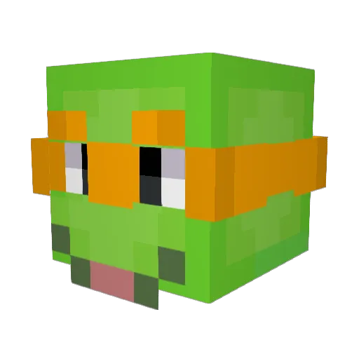 Roma_Hito Minecraft avatar head, 3D render