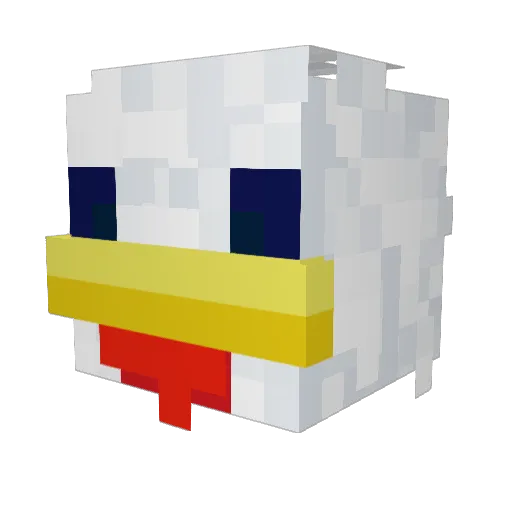 RomainV05 Minecraft avatar head, 3D render