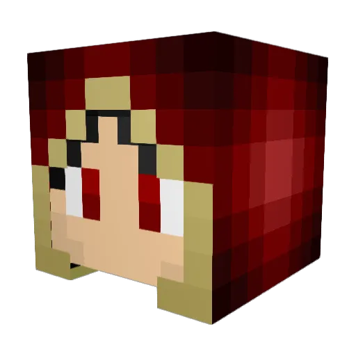 Romains1997 Minecraft avatar head, 3D render