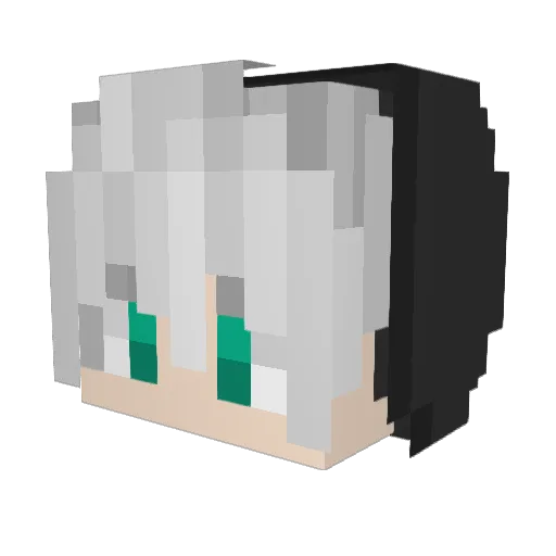 Roman1006027 Minecraft avatar head, 3D render