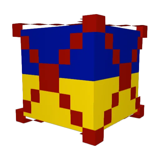 RomanBeurki Minecraft avatar head, 3D render