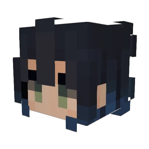 RomanBurnerPhone Minecraft avatar head, 3D render