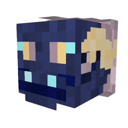 RomanPL01 Minecraft avatar head, 3D render