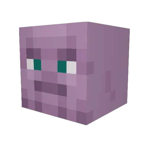 RomanW1301 Minecraft avatar head, 3D render