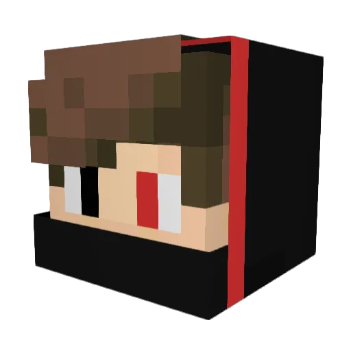 Roman_2014 Minecraft avatar head, 3D render
