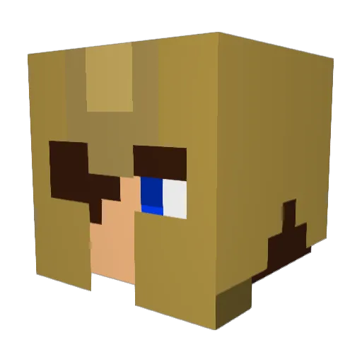 Roman_GladiatorZ Minecraft avatar head, 3D render