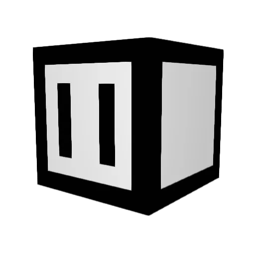 Roman_Noodl Minecraft avatar head, 3D render