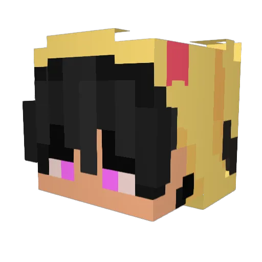 Romanchu_Gaymer Minecraft avatar head, 3D render