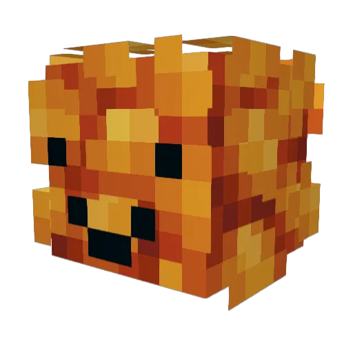 Romano__V Minecraft avatar head, 3D render