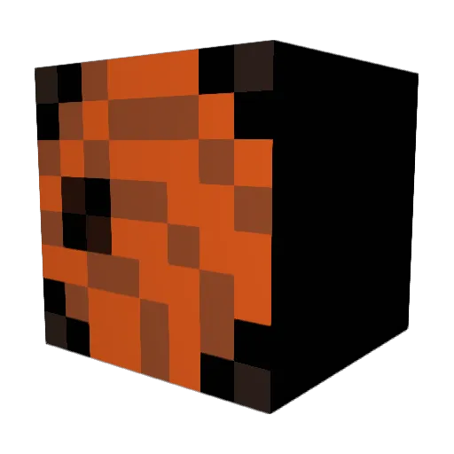 RomanosL2 Minecraft avatar head, 3D render