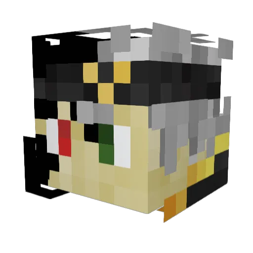 Romantic_killer1 Minecraft avatar head, 3D render