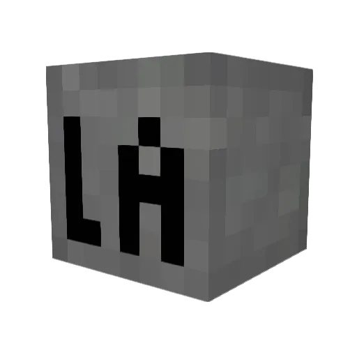 Rombat2 Minecraft avatar head, 3D render