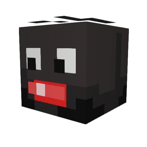 Rombek821 Minecraft avatar head, 3D render