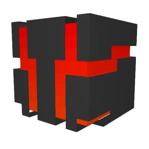 Romcode Minecraft avatar head, 3D render