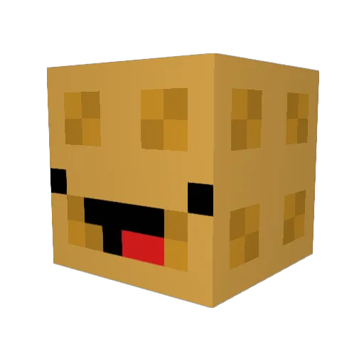 RomeWard Minecraft avatar head, 3D render