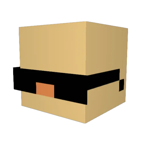 RomeoBossG Minecraft avatar head, 3D render