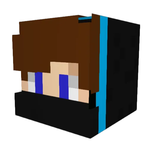 RomeoNumbaNine Minecraft avatar head, 3D render