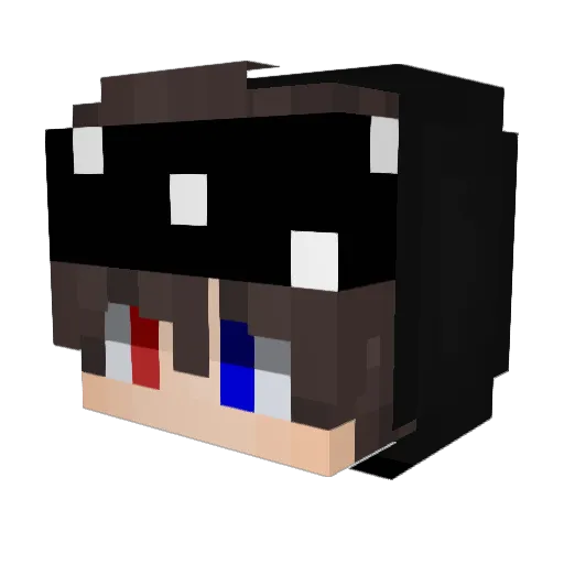RomerTheOne Minecraft avatar head, 3D render