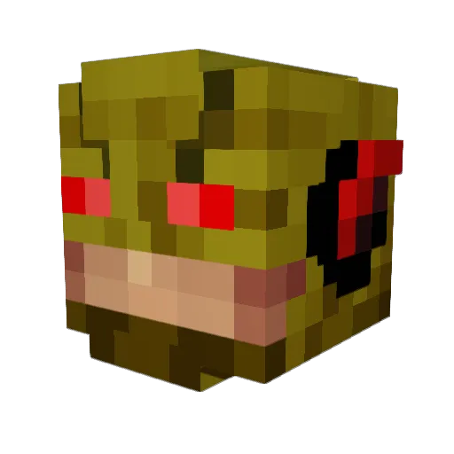 Romerokid22 Minecraft avatar head, 3D render