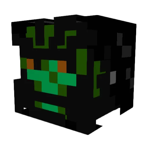 Romesoost Minecraft avatar head, 3D render