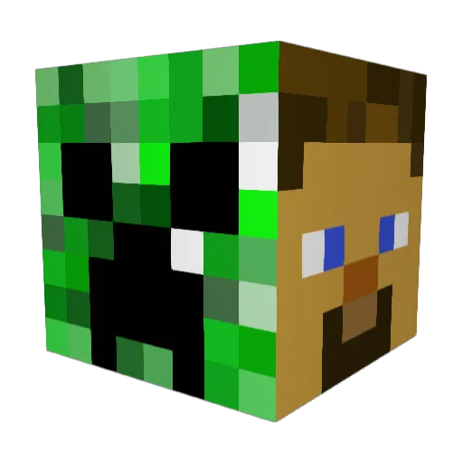 RomexCA Minecraft avatar head, 3D render