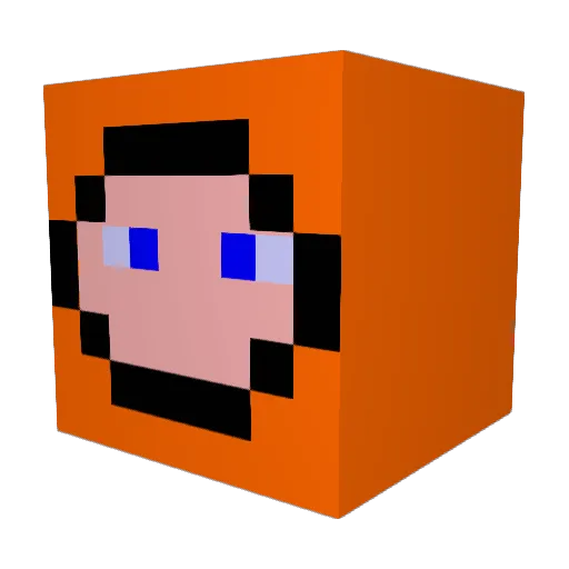 Romic03 Minecraft avatar head, 3D render